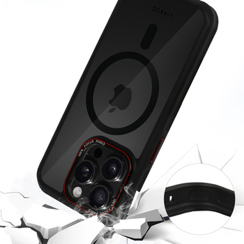 Liavec Hybrid Smoke Magsafe Case do Iphone 15 Pro
