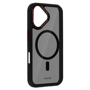 Liavec Hybrid Smoke Magsafe Case do Iphone 16