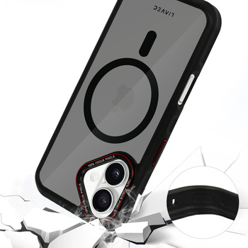 Liavec Hybrid Smoke Magsafe Case do Iphone 16