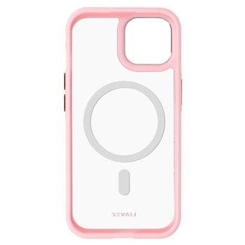 Liavec Hybrid Magsafe Clear Case do Iphone 15 jasnoróżowy
