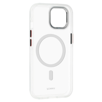 Liavec Hybrid Magsafe Clear Case do Iphone 15
