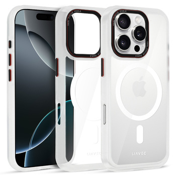 Liavec Hybrid Magsafe Clear Case do Iphone 16 Pro
