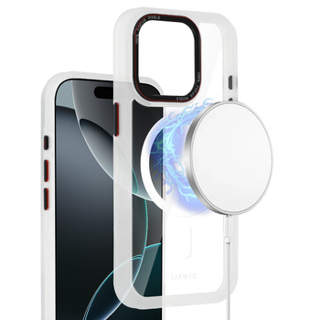 Liavec Hybrid Magsafe Clear Case do Iphone 15 Pro