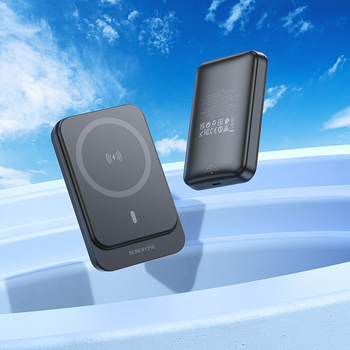 Borofone Power Bank 10000mAh BJ63A Nimble - Type C - PD 20W magnetic with induction charging black