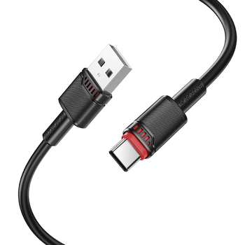 Borofone Kabel BX110 Beneficio - USB na Typ C - 3A 1 metr czarny