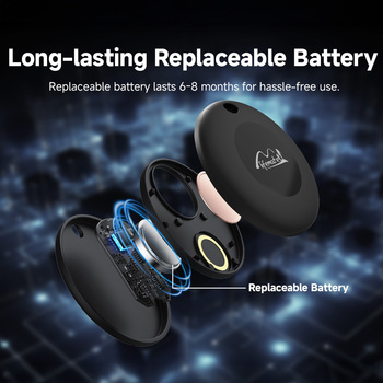 Lifemate Lokalizator GPS Bluetooth LifeTag Tracker HD-P16-3 Android czarny