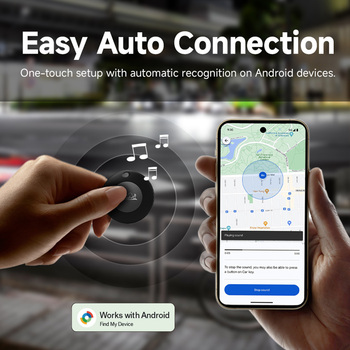 Lifemate Lokalizator GPS Bluetooth LifeTag Tracker HD-P16-3 Android czarny