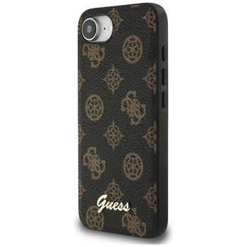 Oryginalne Etui GUESS Peony Script Logo MagSafe do Iphone 17e/16e czarny