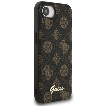 Oryginalne Etui GUESS Peony Script Logo MagSafe do Iphone 17e/16e czarny