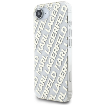 Oryginalne Etui KARL LAGERFELD IML Repeat Logo do Iphone 17e/16e złoty