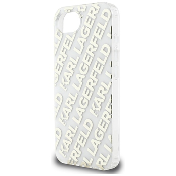Oryginalne Etui KARL LAGERFELD IML Repeat Logo do Iphone 17e/16e złoty