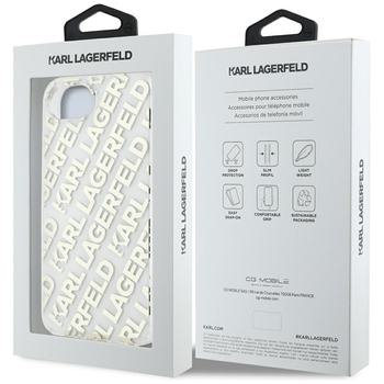 Oryginalne Etui KARL LAGERFELD IML Repeat Logo do Iphone 17e/16e złoty