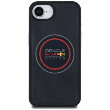 Original Case RED BULL Meshed Logo and Red Ring MagSafe for Iphone 17e/16e navy