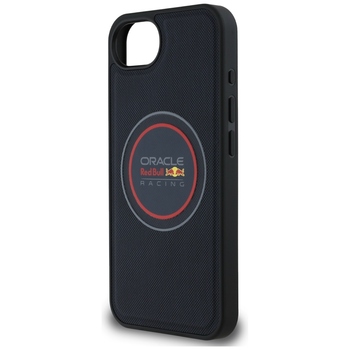 Oryginalne Etui RED BULL Meshed Logo and Red Ring MagSafe do Iphone 17e/16e granatowy