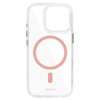 Liavec Glossy Magsafe Clear Case do Iphone 16 Pro Max różowy