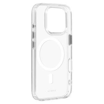 Liavec Glossy Magsafe Clear Case do Iphone 16 Pro Max biały