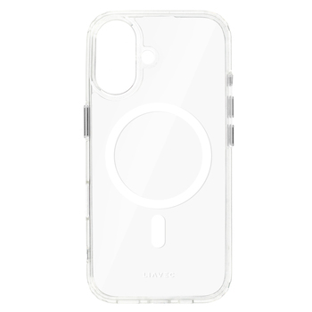 Liavec Glossy Magsafe Clear Case do Iphone 16 white