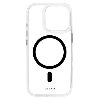 Liavec Glossy Magsafe Clear Case do Iphone 13/14 czarny