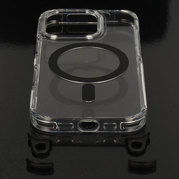 Tel Protect Strap Clear Case do Iphone 15 czarny