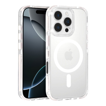 Tel Protect Strap Clear Case do Iphone 15 Pro biały