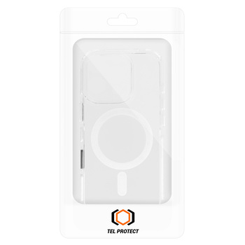 Tel Protect Strap Clear Case do Iphone 15 Pro biały