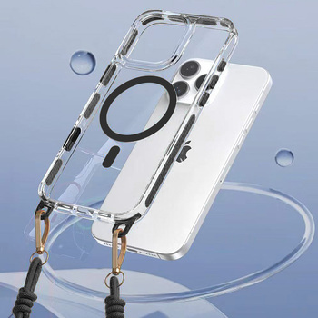 Tel Protect Strap Clear Case do Iphone 17 Air czarny