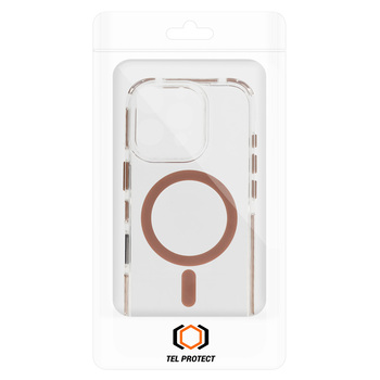 Tel Protect Strap Clear Case for Iphone 17 Air gold