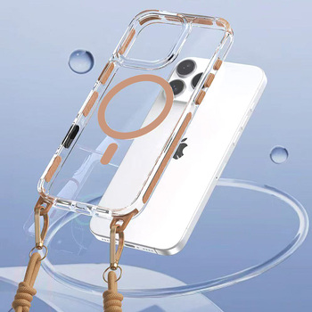 Tel Protect Strap Clear Case do Iphone 17 złoty
