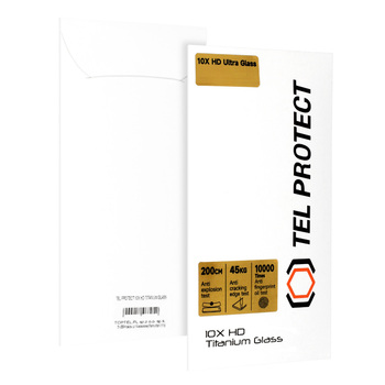 Hartowane szkło Tel Protect 10X HD Titanium do Iphone 16 Pro/17 (koperta)