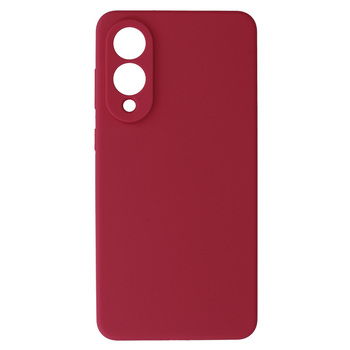 Silicone Lite Case do Samsung Galaxy S25 Edge bordowy