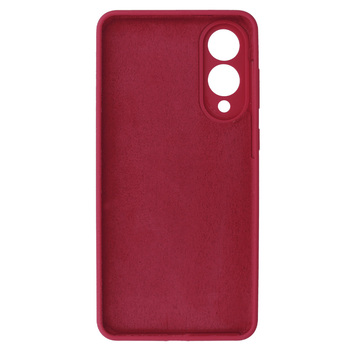 Silicone Lite Case do Samsung Galaxy S25 Edge bordowy