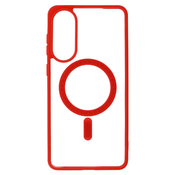 Acrylic Color Magsafe Case do Samsung Galaxy S25 Edge czerwony