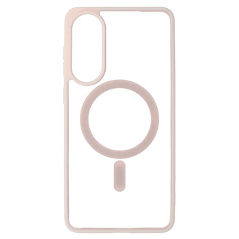 Acrylic Color Magsafe Case do Samsung Galaxy S25 Edge jasnoróżowy