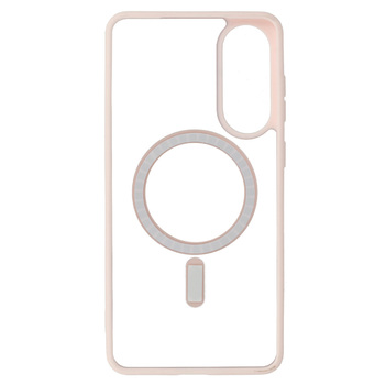 Acrylic Color Magsafe Case do Samsung Galaxy S25 Edge jasnoróżowy