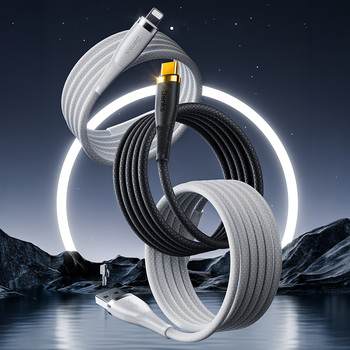 Benks Cable D47 braided - Type C to Type C - PD 100W 1 metre black