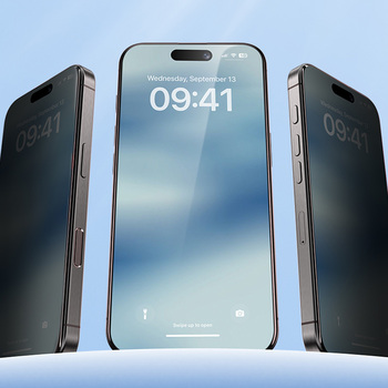 Benks Tempered glass Ultra Shield Privacy for Iphone 14 Pro Max/15 Plus/16 Plus black