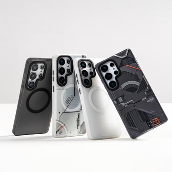 Benks Etui Dynamic Magnetic Mecha (D045) do Samsung Galaxy S25 Ultra biały