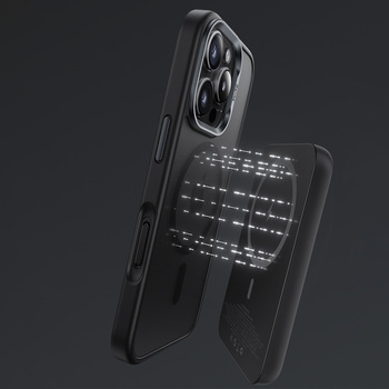 Benks Etui Magnetic Mist Metal Frame do Iphone 16 tytan