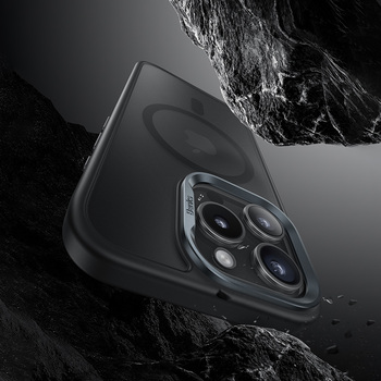 Benks Magnetic Mist Case Metal Frame for Iphone 16 grey