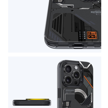 Benks Magnetic Mecha Series Case for Iphone 15 Pro Max black