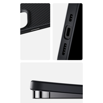 Benks Etui Magnetic Armor Pro Kevlar Metal Frame 600D (D065) do Iphone 16 Pro czarny (Camera Control Button)