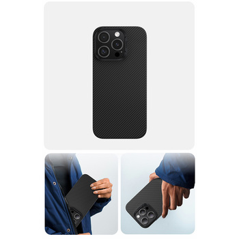 Benks Magnetic Armor Air Kevlar Case PC Frame 600D (D066) for Iphone 16 Pro Max black