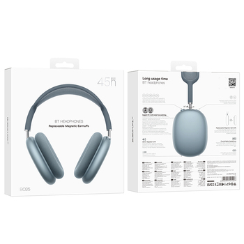 Borofone Headphones BO35 Adorable bluetooth blue