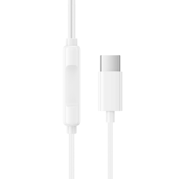 Borofone Słuchawki BM100 Pro Fuente z mikrofonem Typ C (DAC) białe