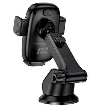 Borofone Car holder BH223 Follower with induction charging to windshield black