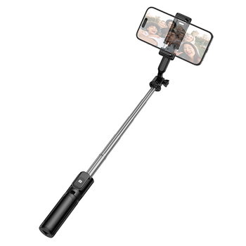 Borofone Uchwyt Selfie BY14 Graceful bluetooth ze statywem i pilotem czarny