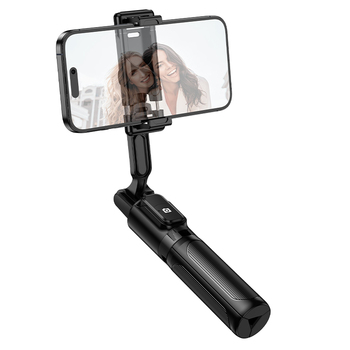 Borofone Uchwyt Selfie BY14 Graceful bluetooth ze statywem i pilotem czarny