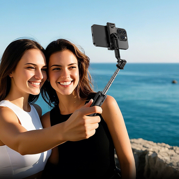 Borofone Uchwyt Selfie BY14 Graceful bluetooth ze statywem i pilotem czarny