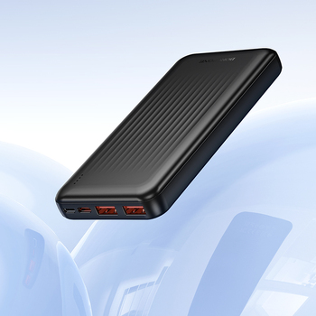 Borofone Power Bank 10000mAh BJ80 Clever - 2xUSB + Typ C - QC 3.0 22,5W PD 20W czarny