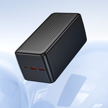 Borofone Power Bank 50000mAh BJ80C Clever - 2xUSB + Typ C - QC 3.0 22,5W PD 20W czarny